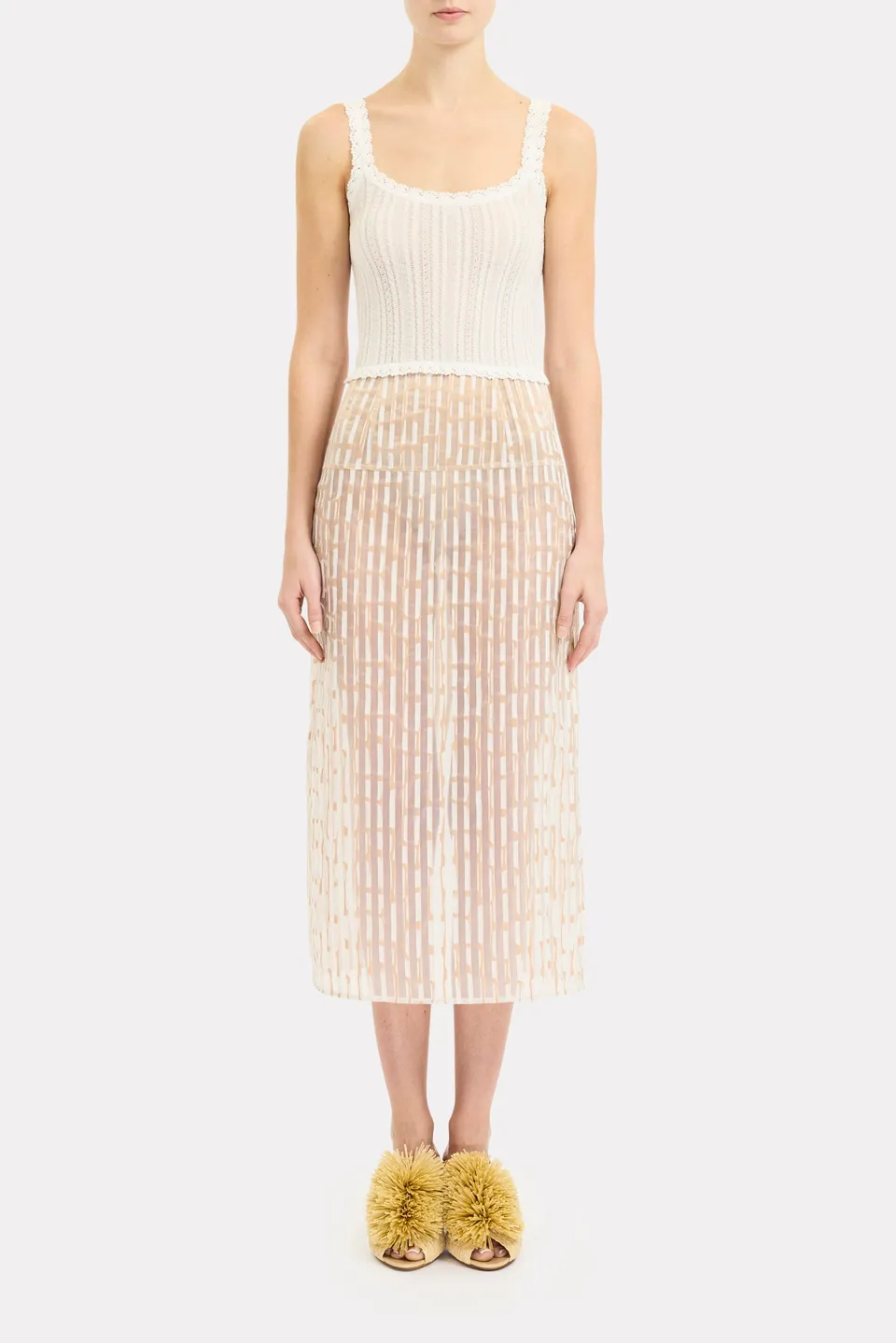 Ulla Johnson Merrill jupe crayon midi Scallop