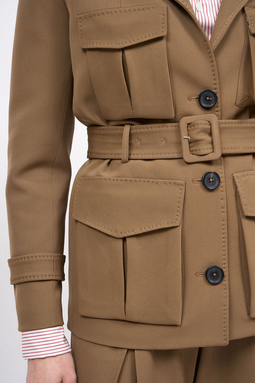 Paul & Joe Eddy veste laine vierge camel Tilda Jonathan