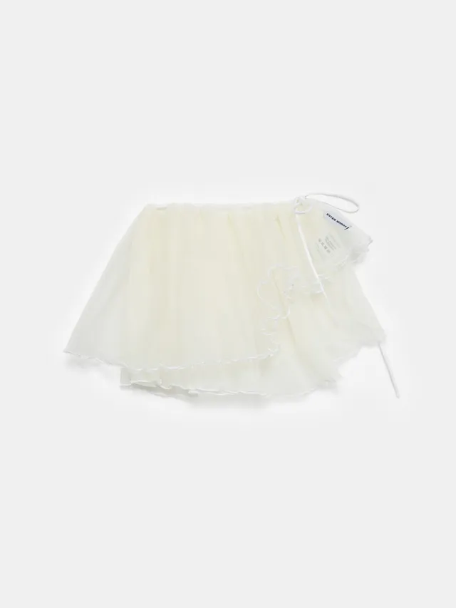 Ester Manas Mini Manas jupe tutu bébé blanche tulle