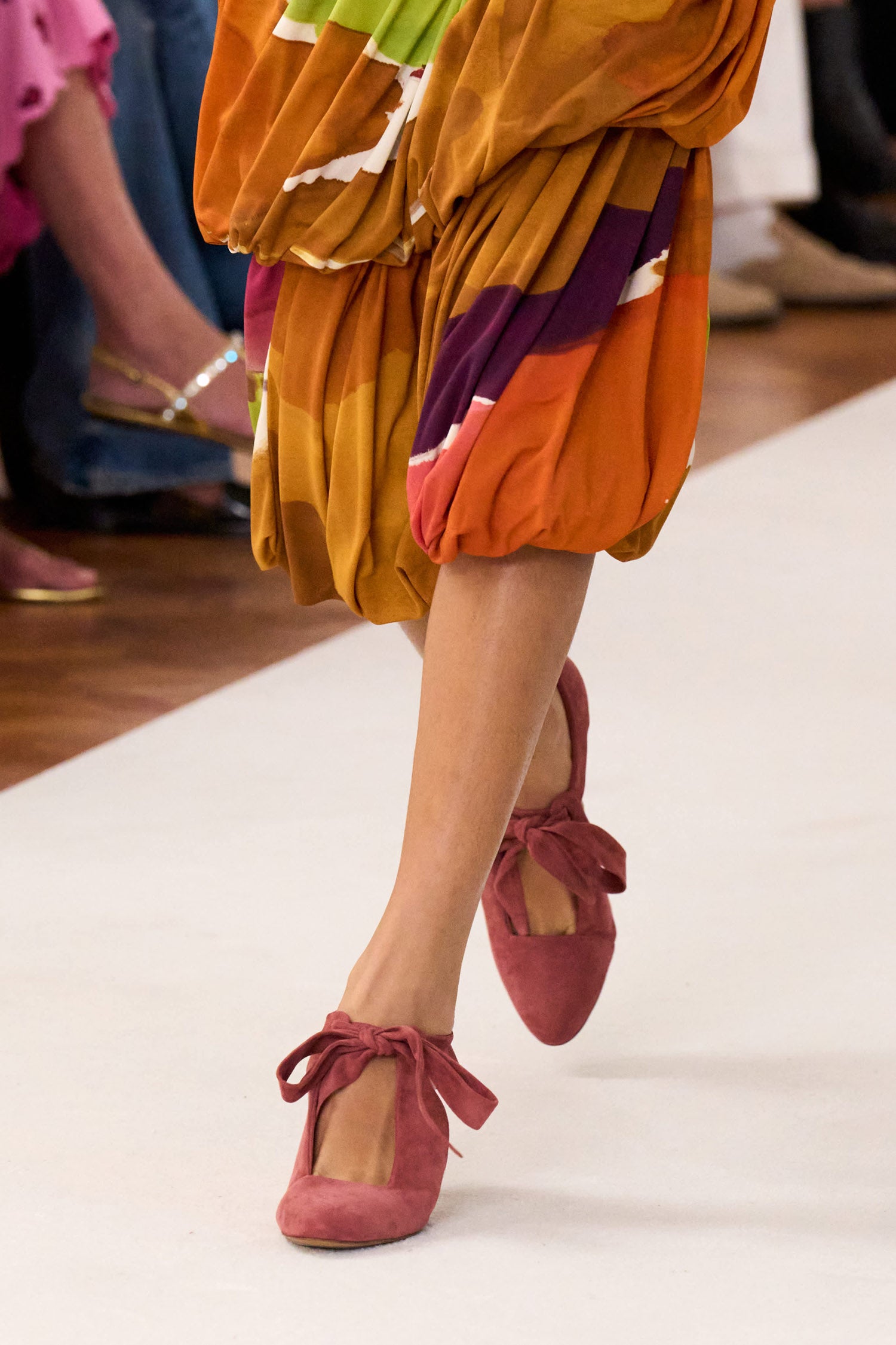 Ulla Johnson Ingrid Escarpins suède Fig nœud 75mm