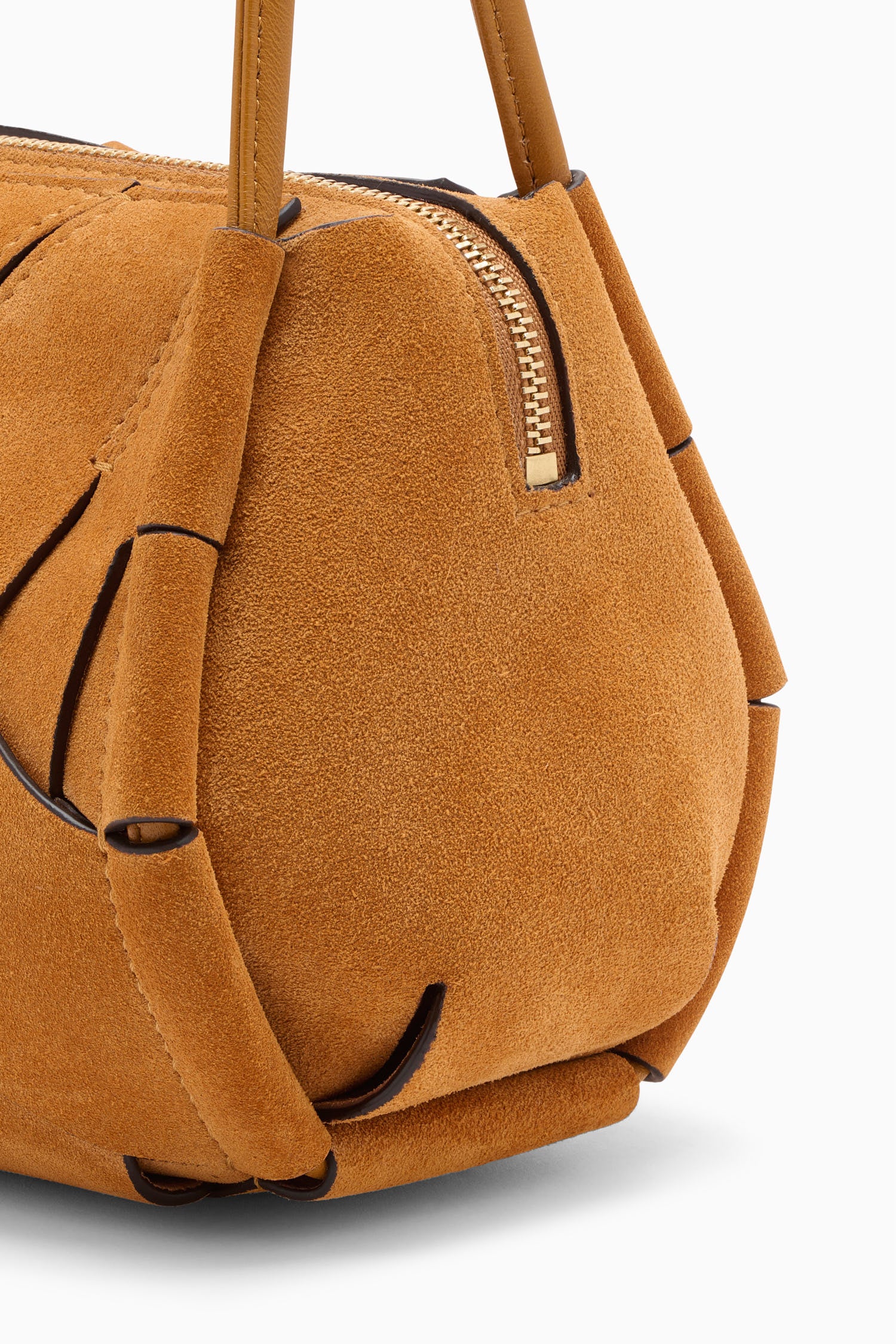Ulla Johnson Charlotte Sac Canyon Marron Cuir Suède