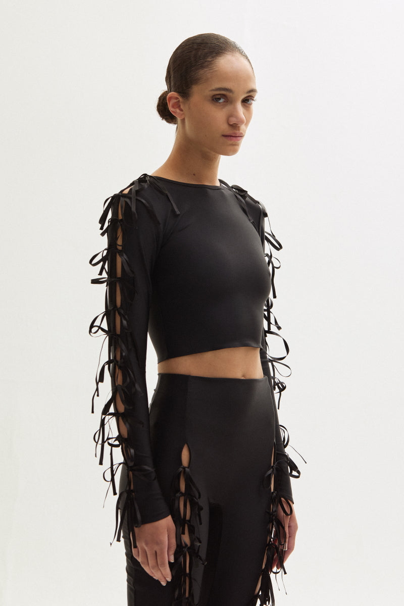 ATU Body Couture Connection Top crop top S satin