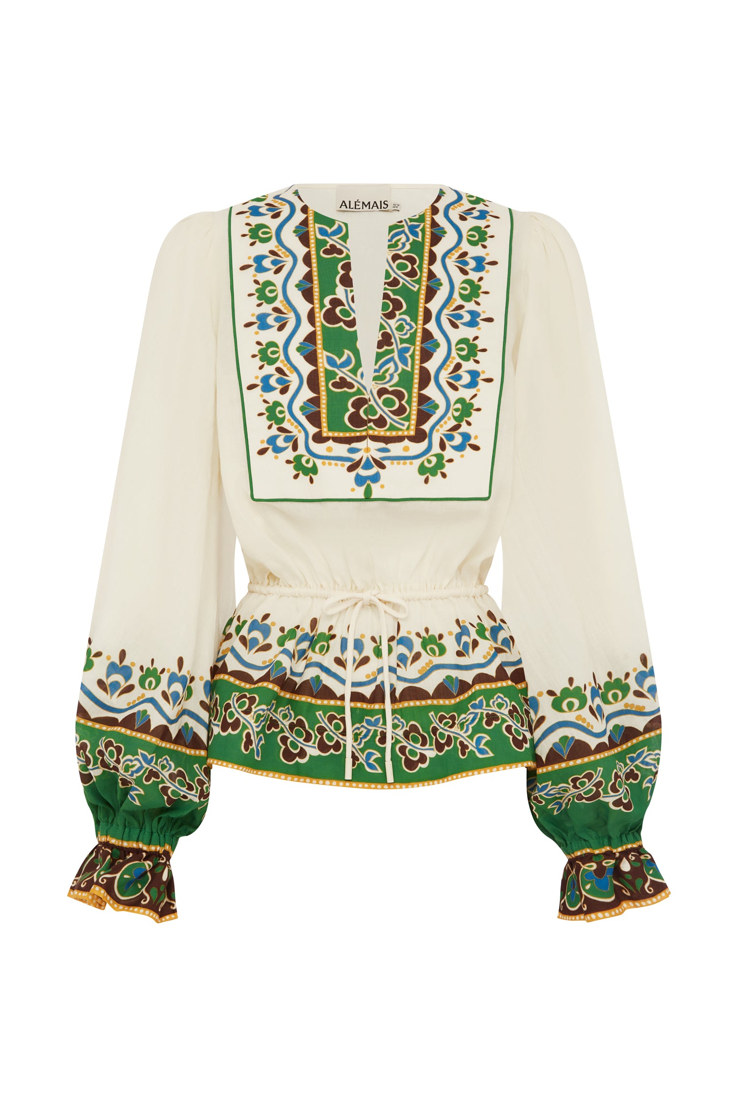Alemäis Bridgette Top blouse ramie manches longues