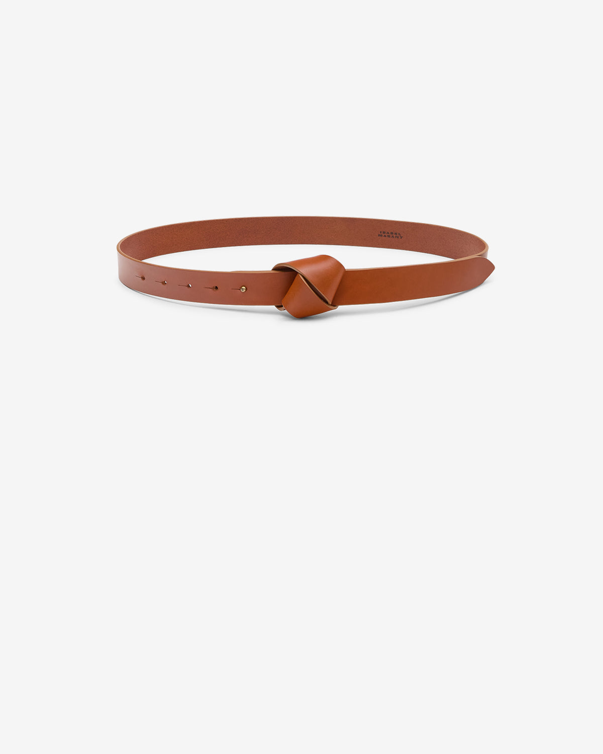 Isabel Marant Lassio ceinture cuir naturel 3 cm nouée