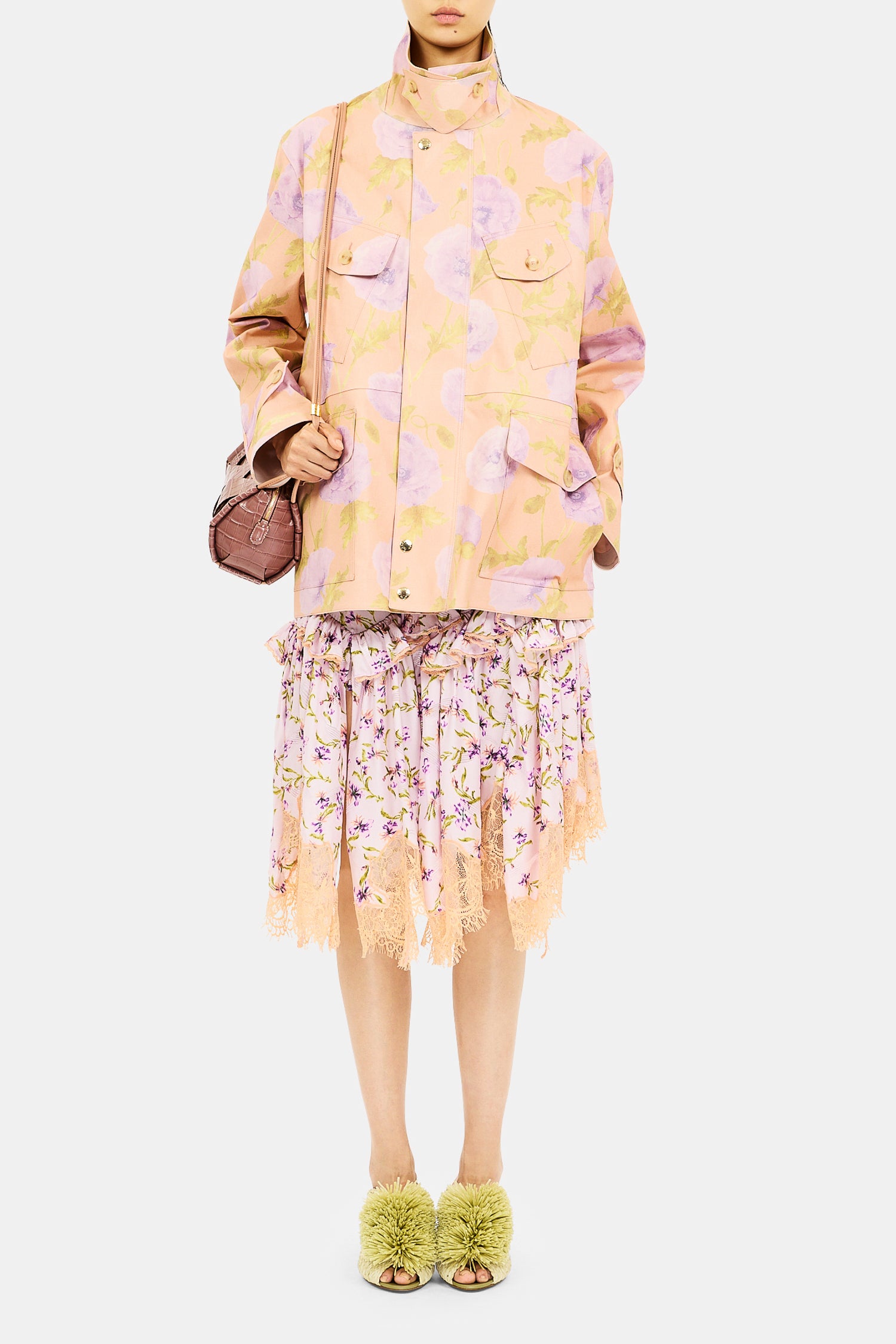 Ulla Johnson Eaton veste cargo Blush Painted Poppy