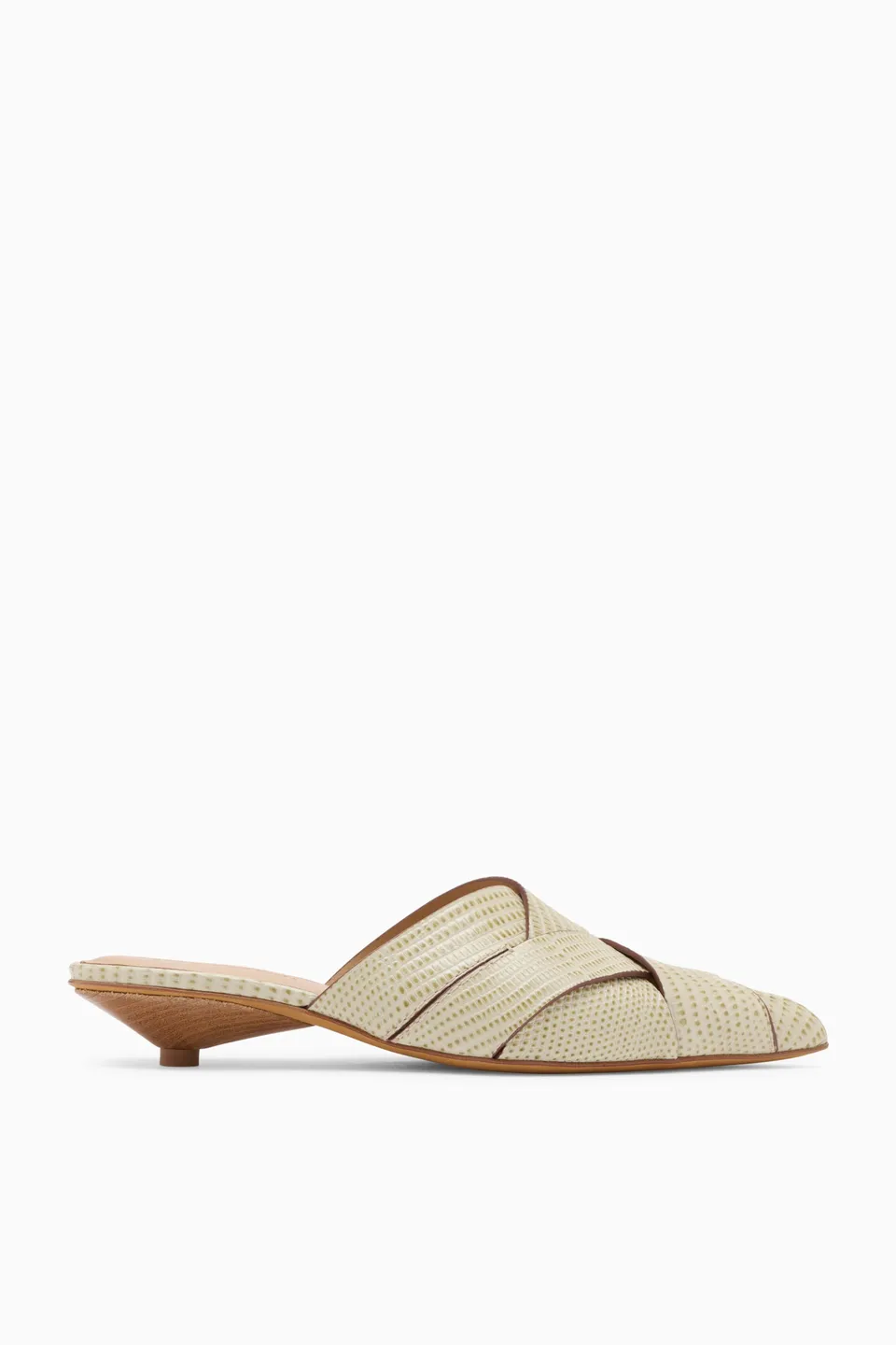 Ulla Johnson Charlotte SP271019 mule Olive cuir 25 mm