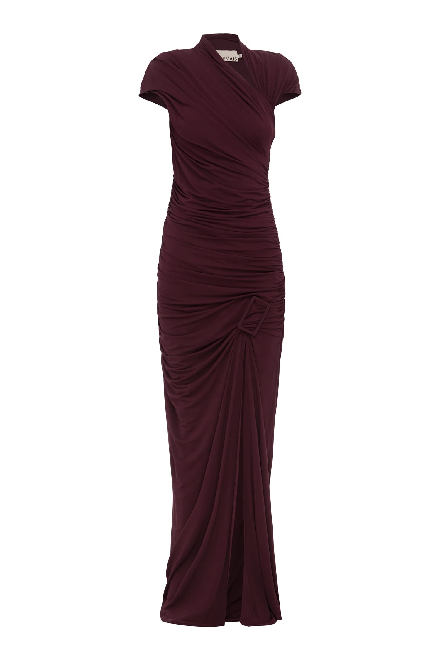 Alemais Eddie robe midi fendue taille AU6 viscose