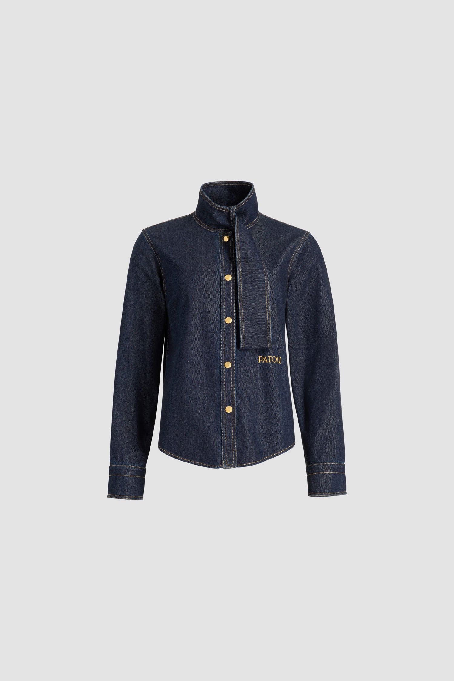 Patou Denim H25BL0450224642B chemisier Blue Moon Rodeo