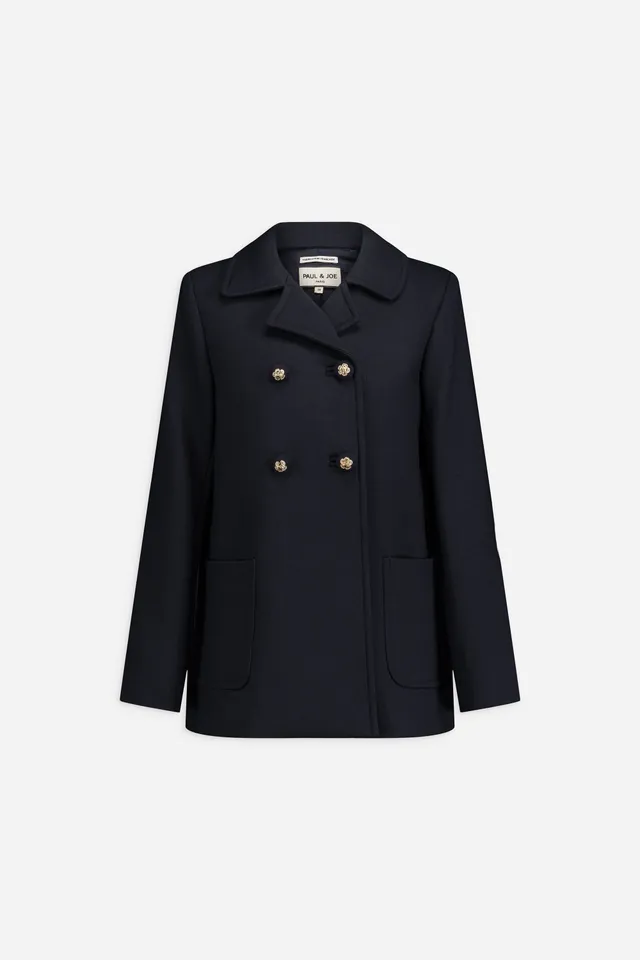 Paul & Joe MAMAMIA veste ajustée laine marine 38
