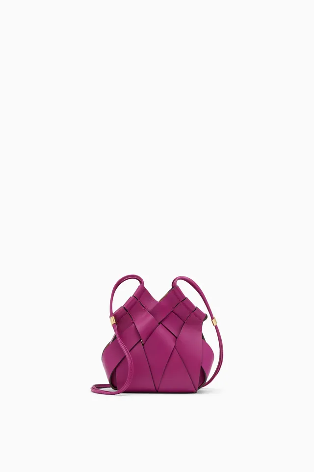 Ulla Johnson Charlotte PF261183 sac bandoulière cuir Orchid