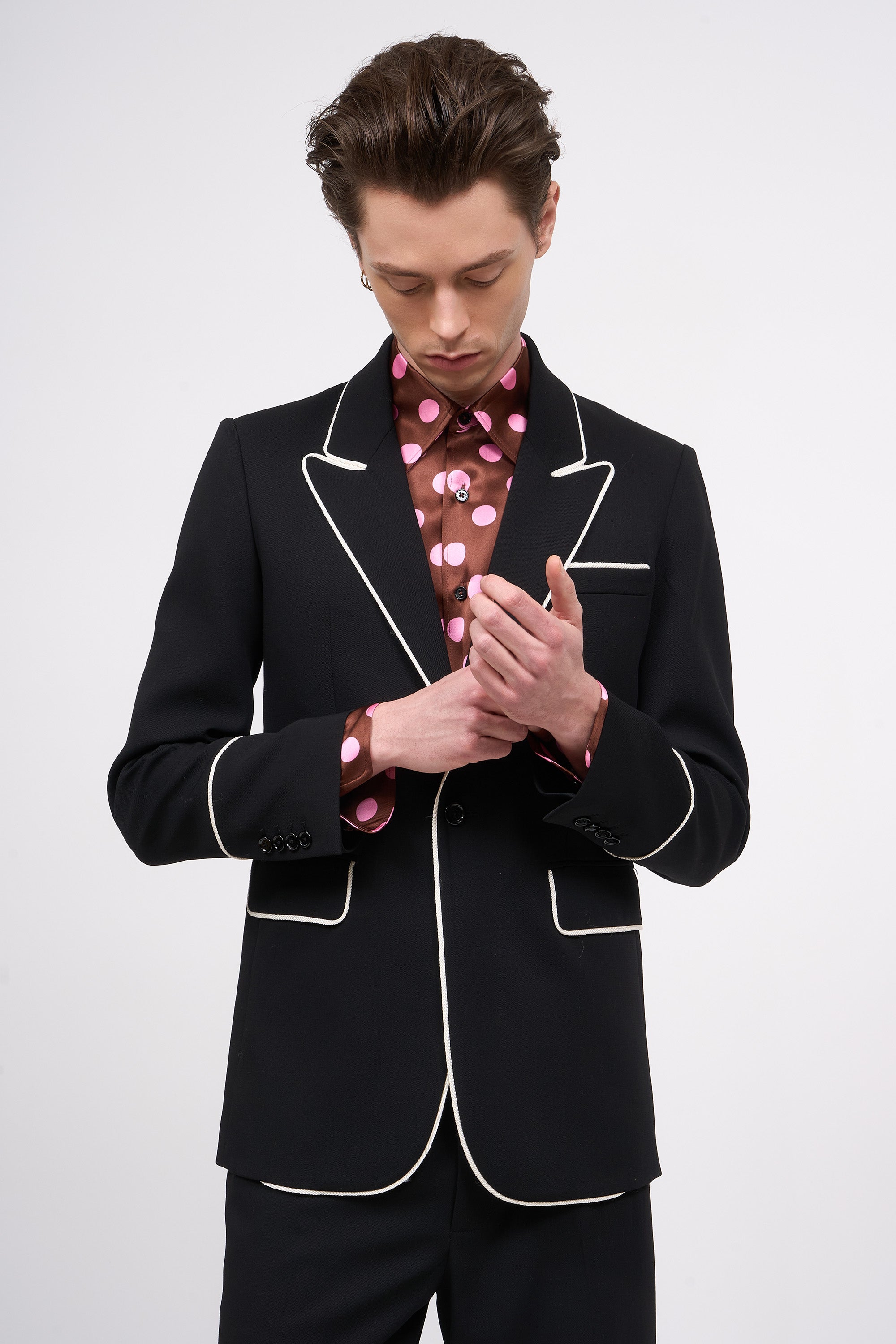 Paul & Joe Tailoring veste Bob noir S twill de laine
