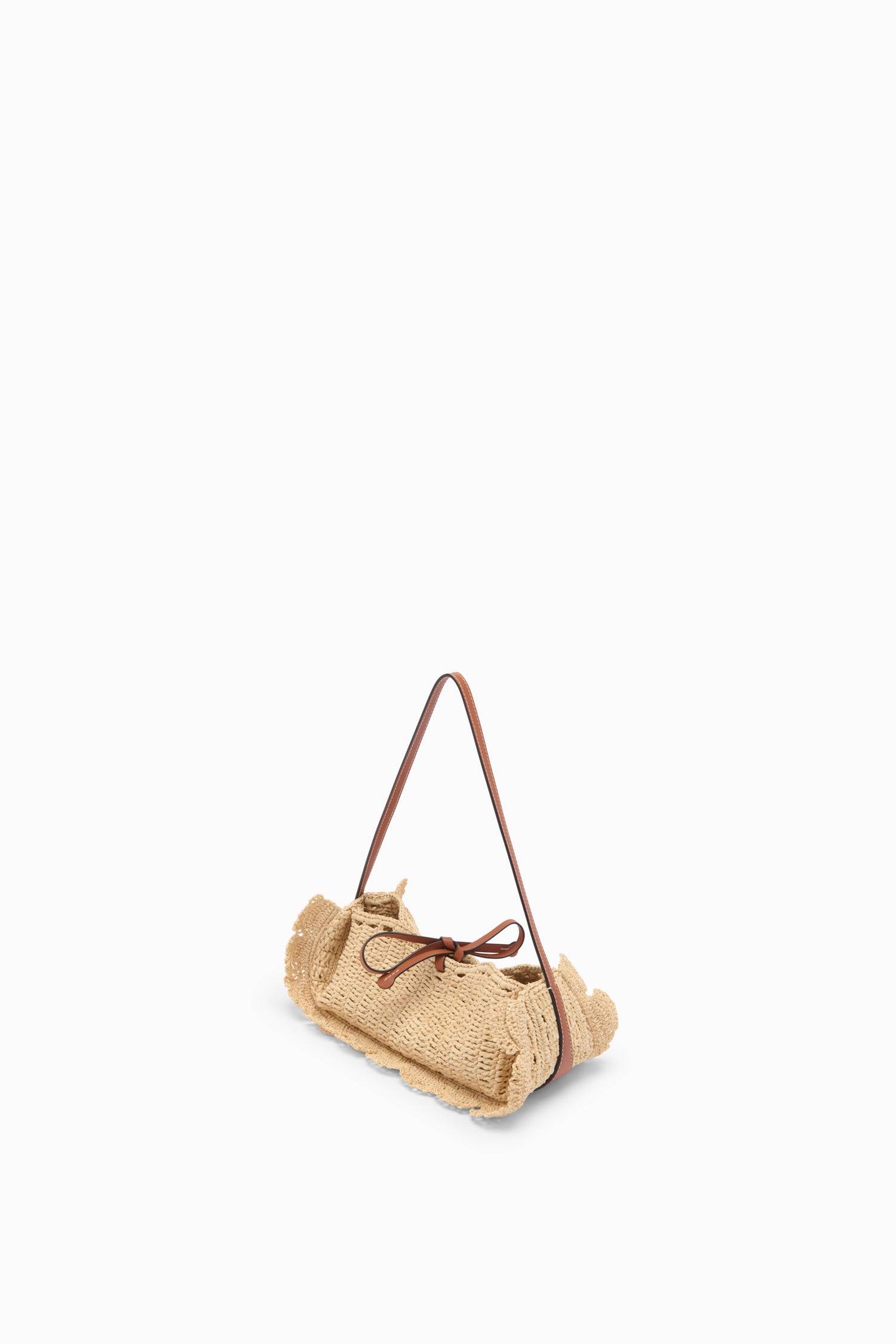 Ulla Johnson Marina PF261194 pochette raphia Natural taille unique