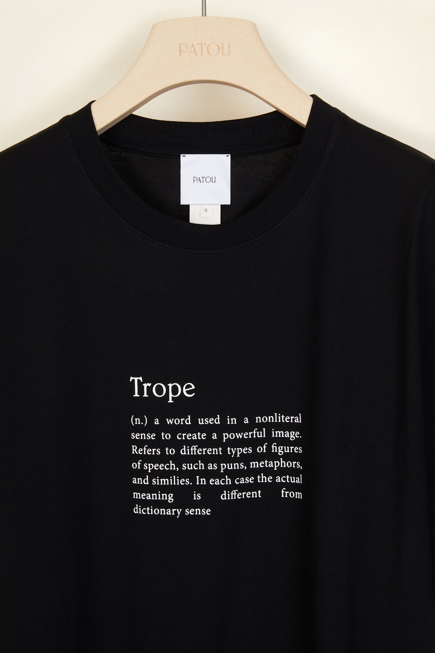 Patou Trope P20JE0029999996B t-shirt noir coton bio