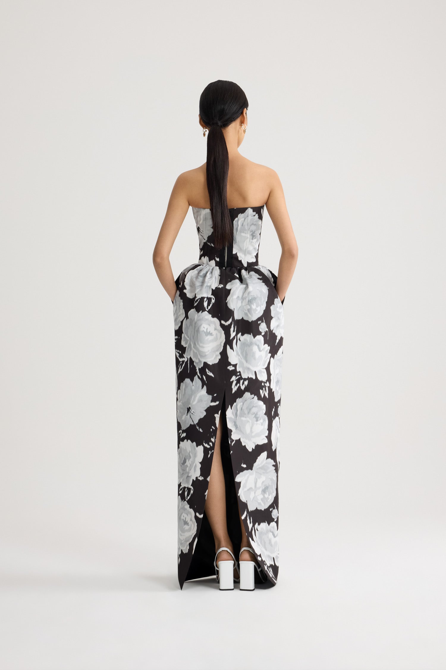 Patou DR25102465966 Robe Bustier Longue Night Garden