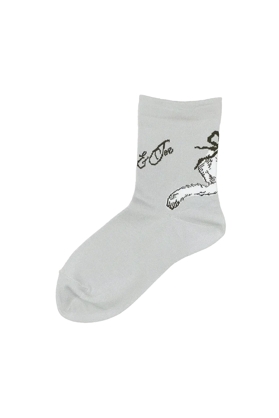 Paul & Joe Chaussettes grises Gipsy à ruban épaisses
