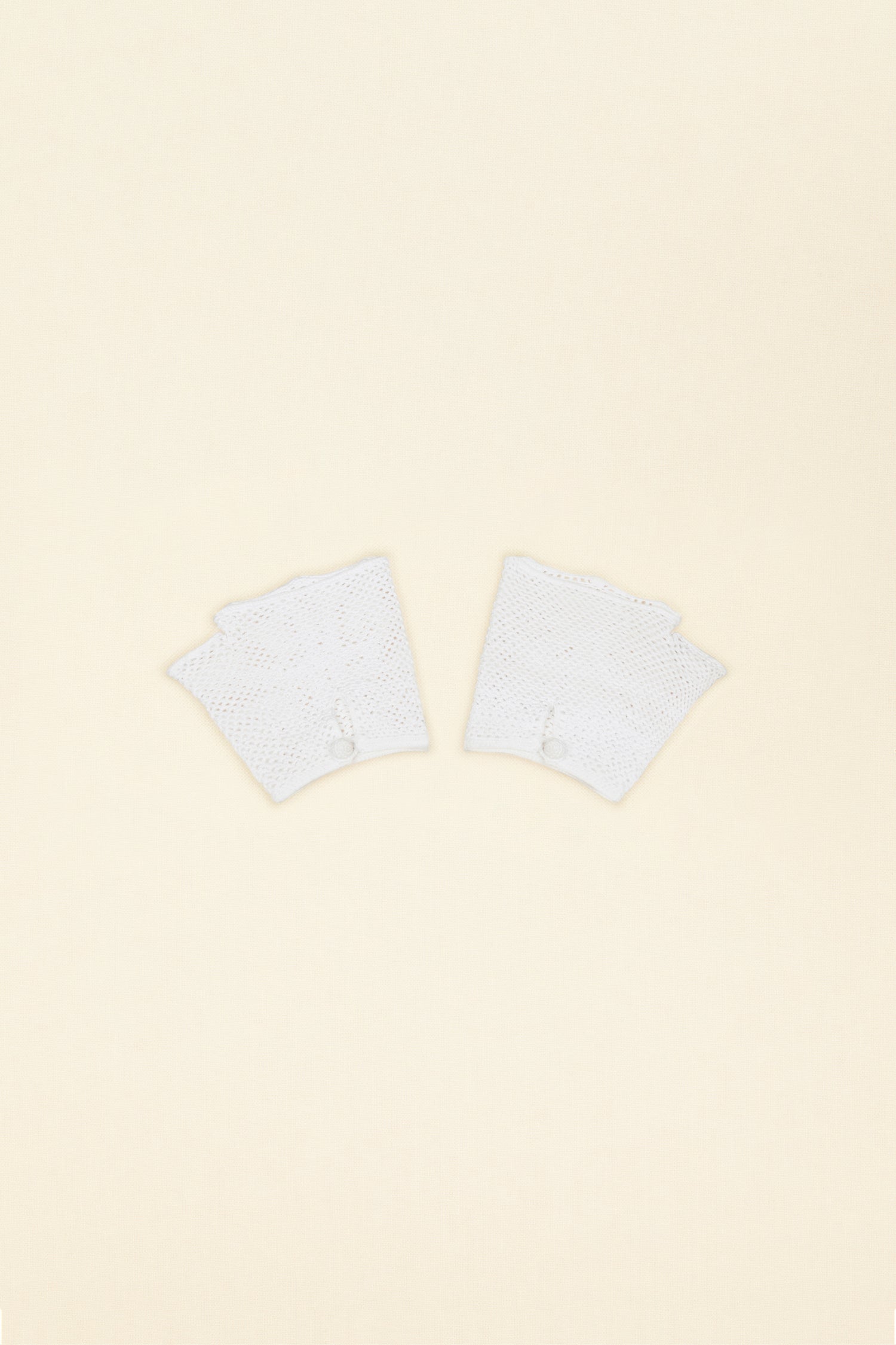 Patou P22AC0328034001W gants mitaines coton bio Blanc