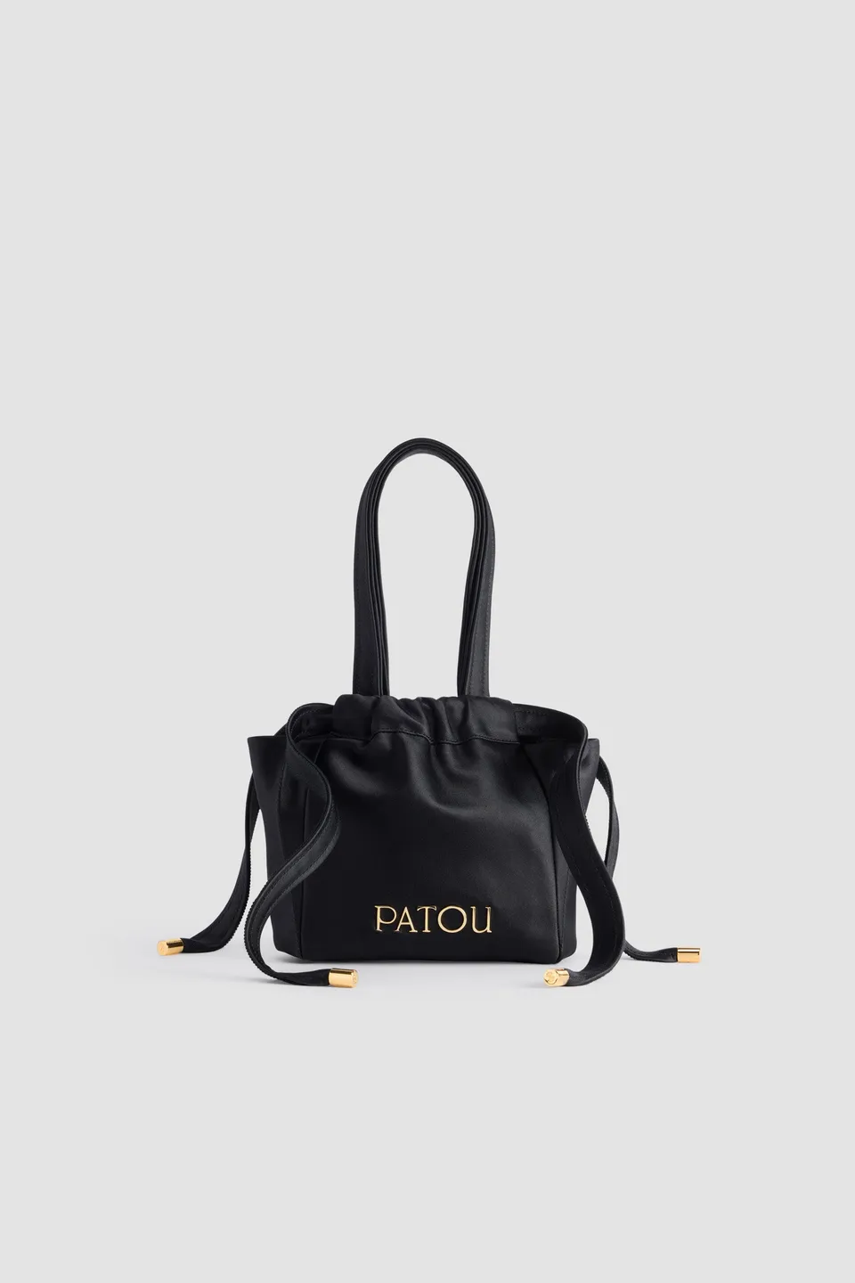 Patou Pouch AC074 pochette satin noir TU recyclé