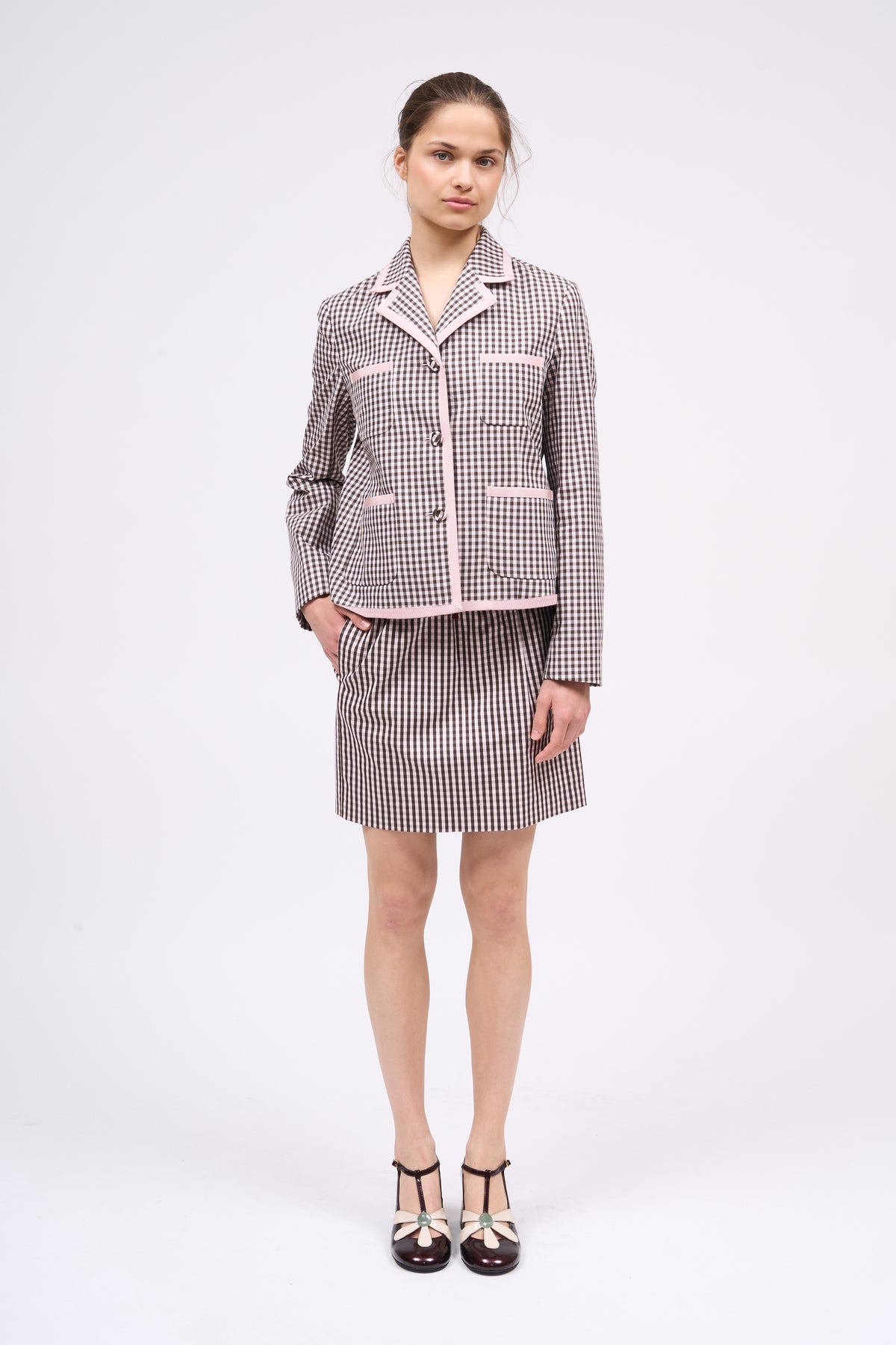 Paul & Joe Mona veste courte vichy coton