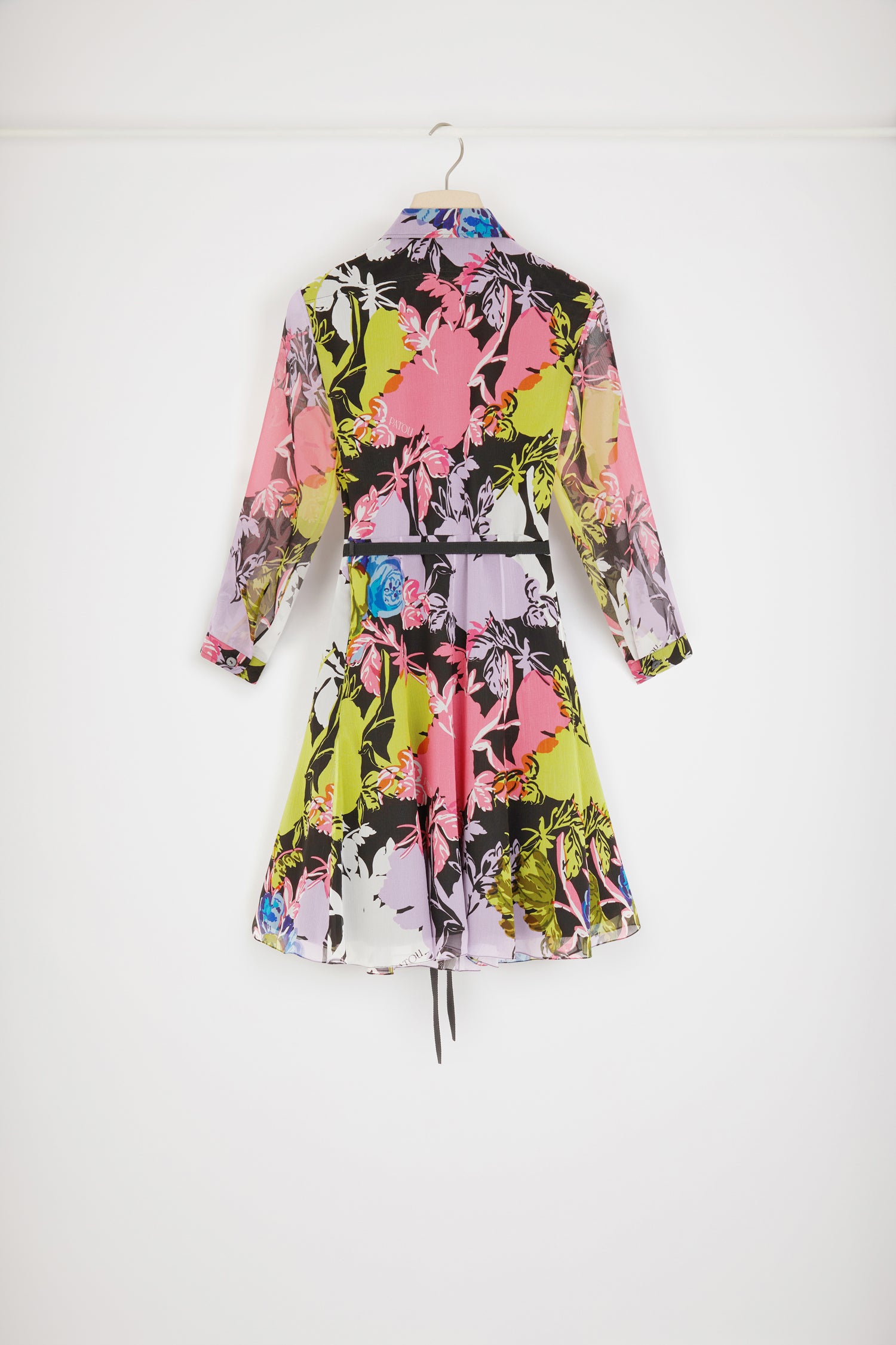 Patou DR099 robe patineuse soie Absinthe Garden