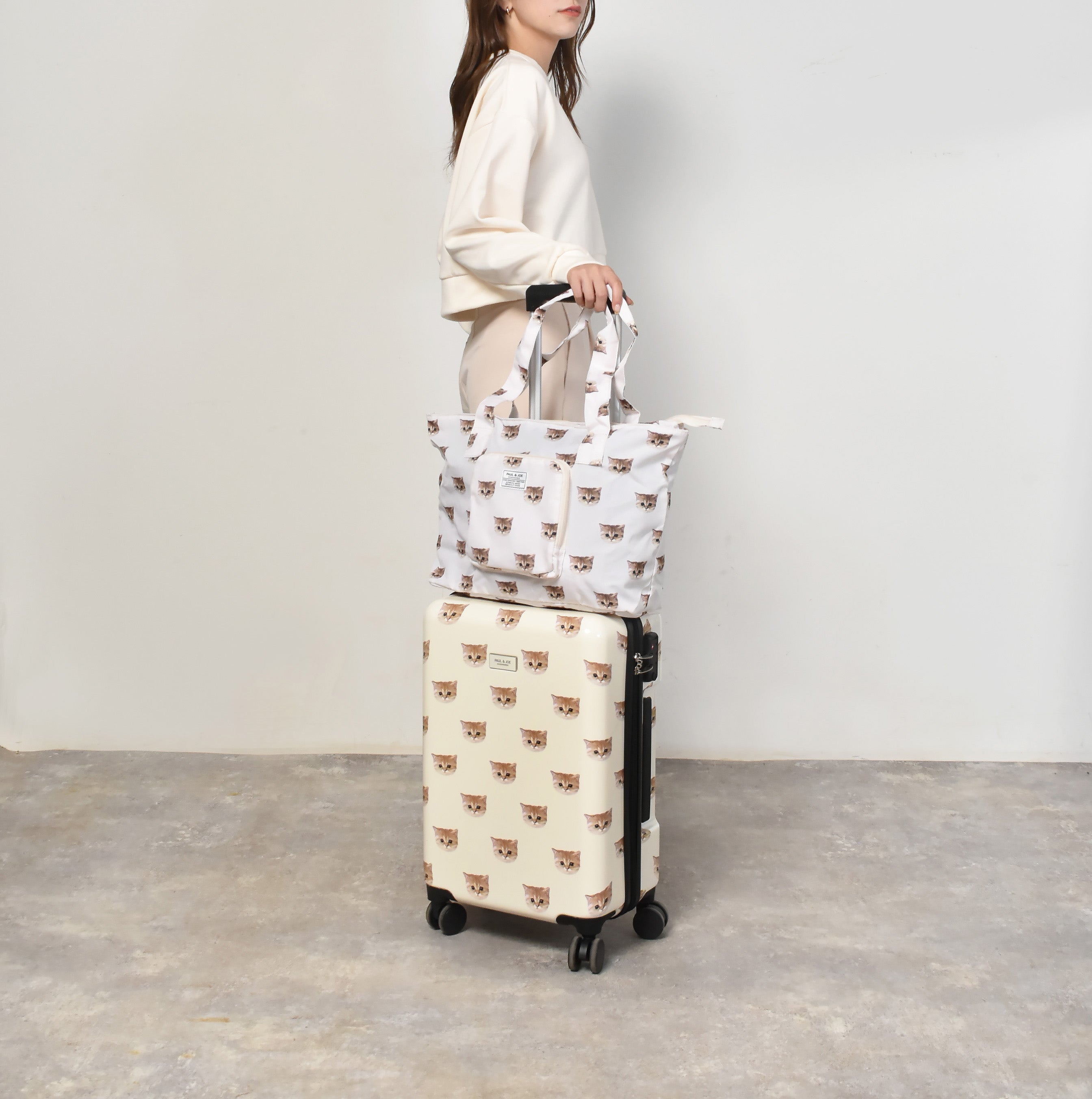 Paul & Joe Voyage valise ivoire Nounette 55cm TU