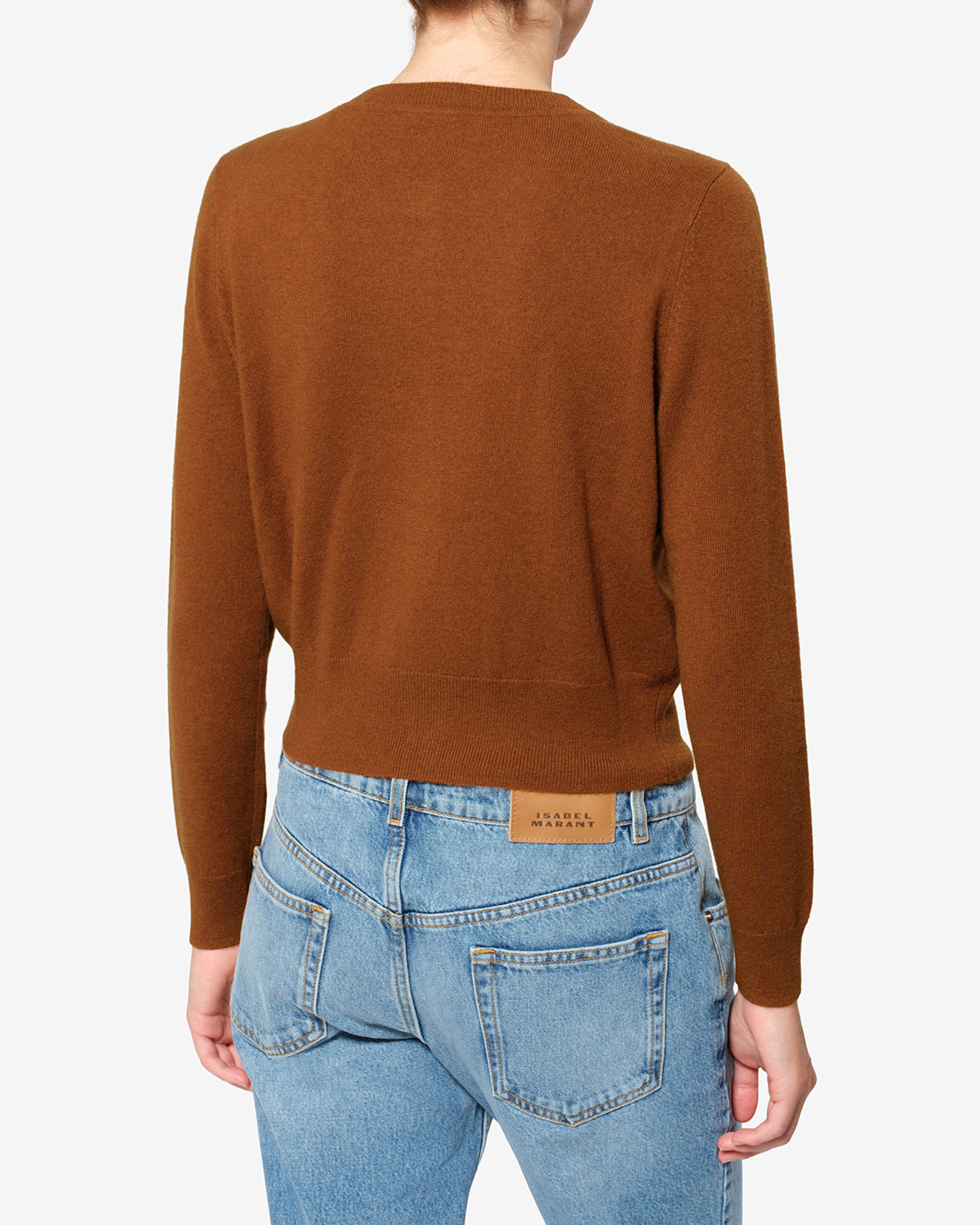 Isabel Marant Idesia CA0101FB-B1L07I cardigan caramel laine