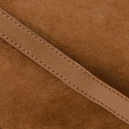 Isabel Marant Sacs Skano banane cognac cuir velours