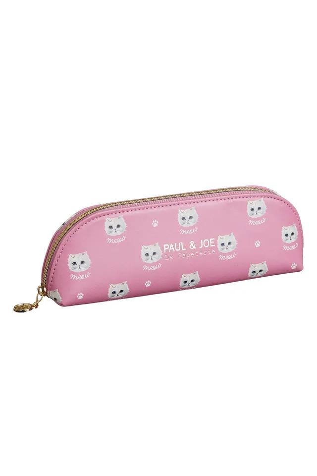 Paul & Joe Petite trousse rose Gipsy ovale imitation cuir