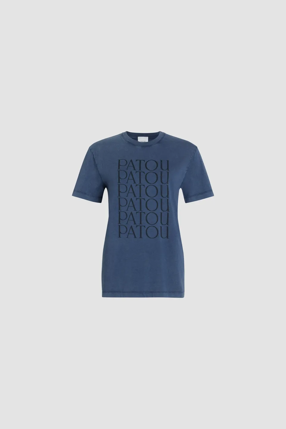 Patou T-Shirts JE1219999602D t-shirt coton bio bleu rodeo