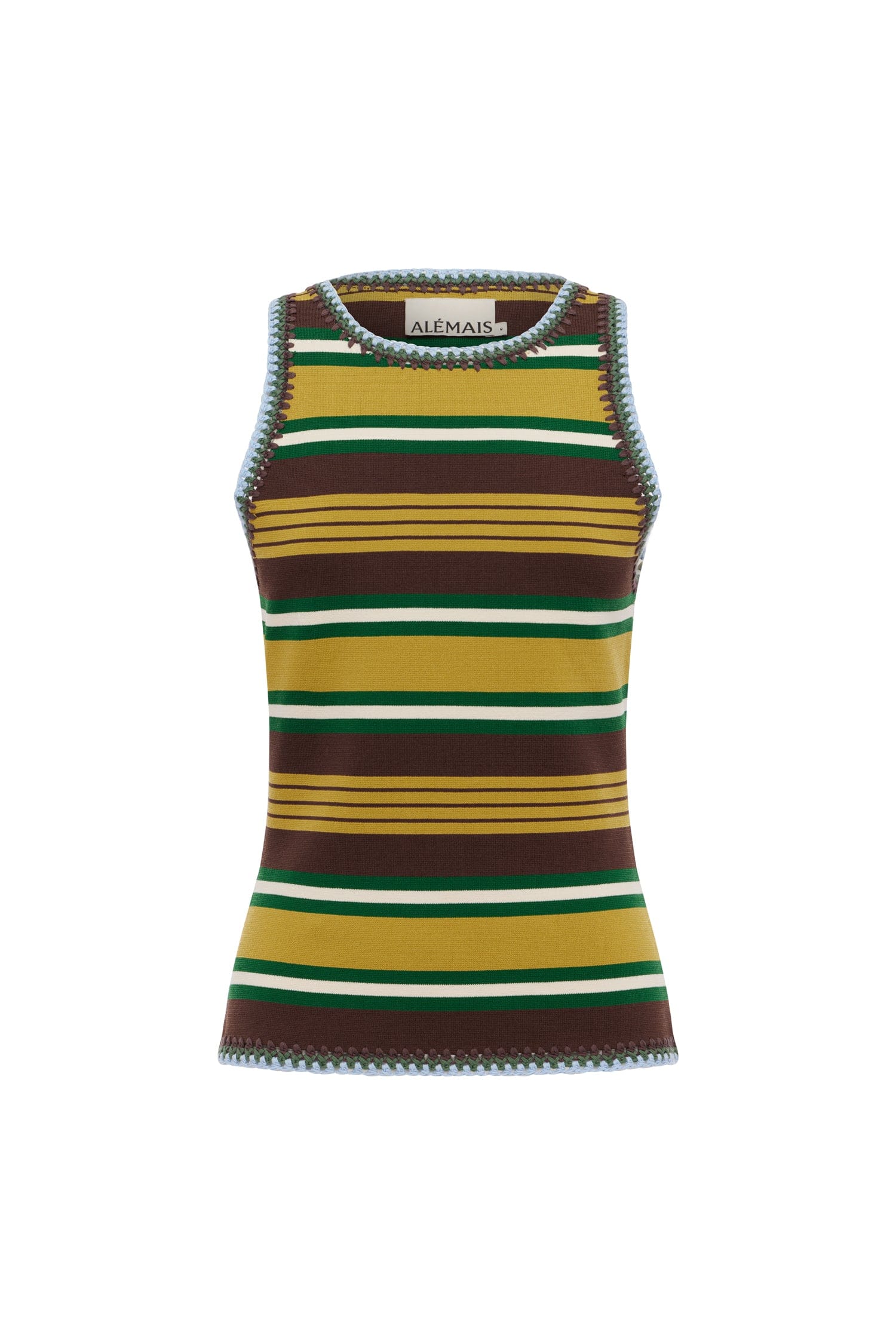 Alemaïs Knitwear Clover Knit Top débardeur rayé taille M