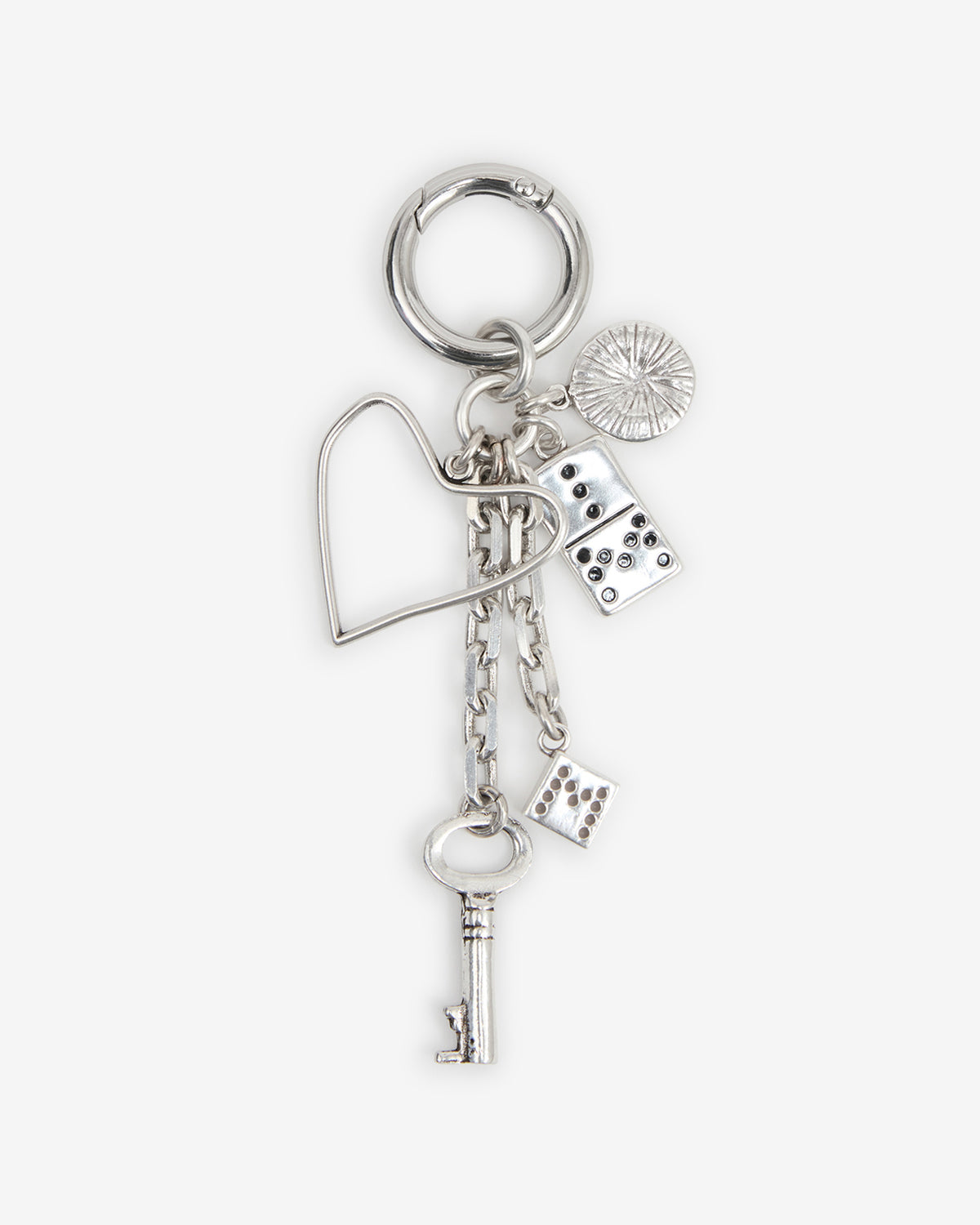 Isabel Marant Charms porte-clés argent breloques métal