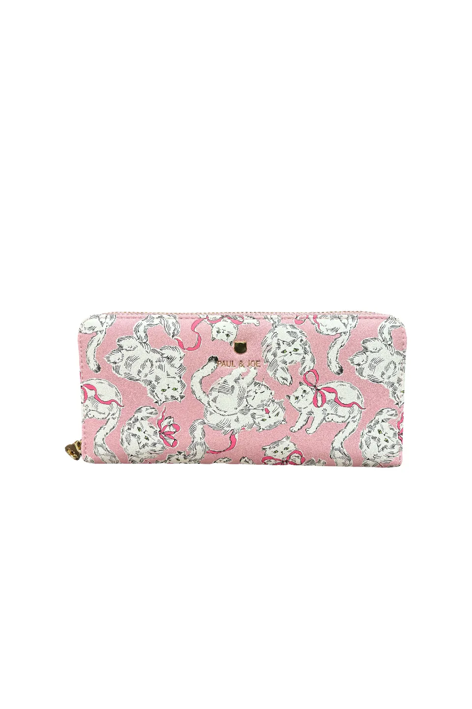 Paul & Joe Portefeuille rose chats motif exclusif