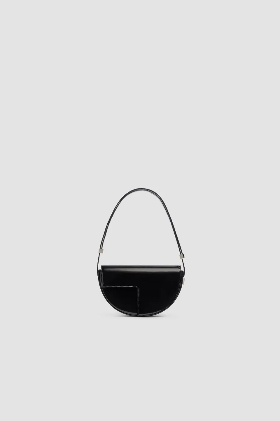 Patou BA024 sac cuir Le Petit Patou Noir Argent