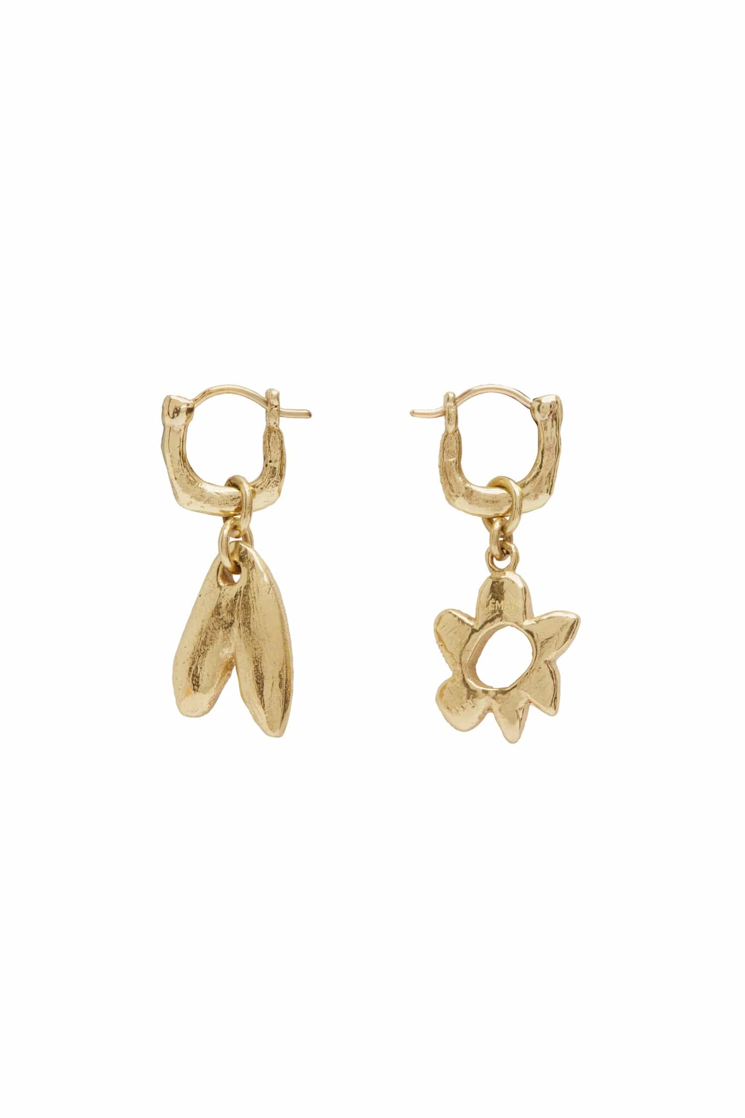 Alemais Calypso Flower boucles d'oreilles laiton fleur