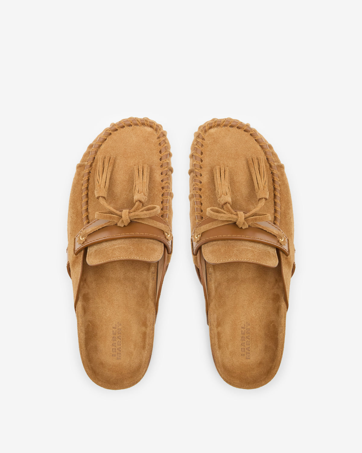 Isabel Marant Malvin mocassins cognac cuir