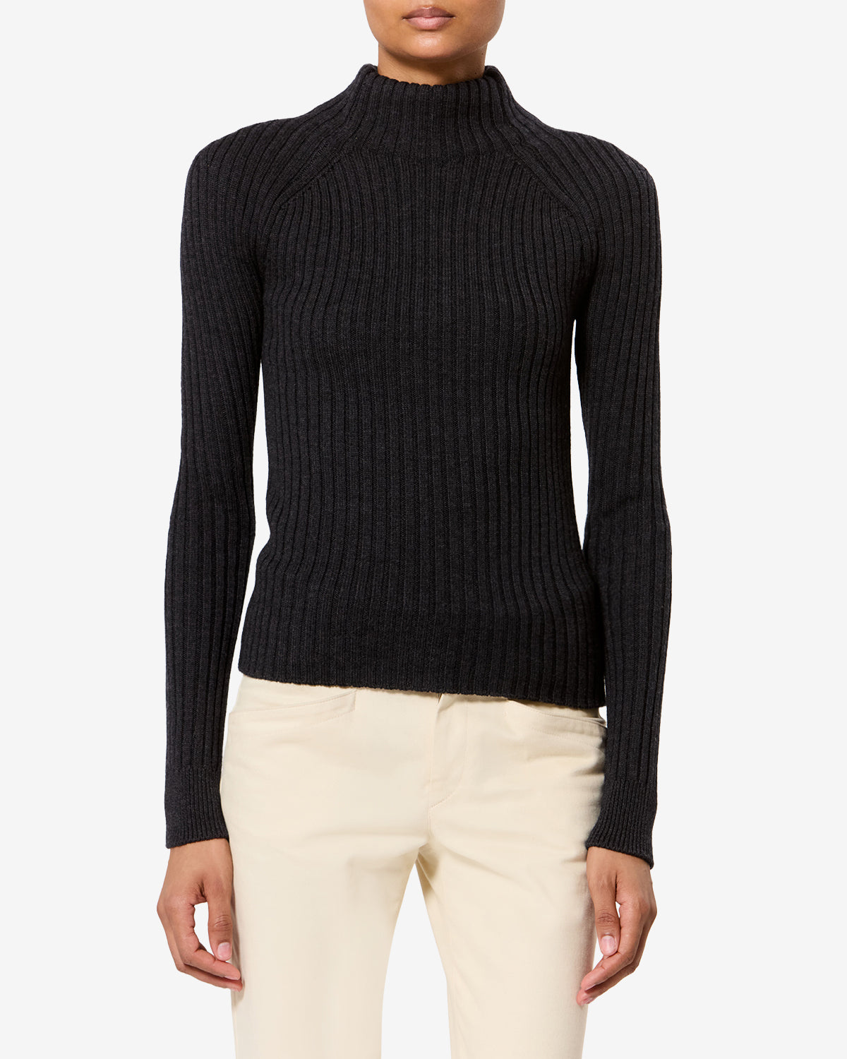 Isabel Marant Virginia pull laine anthracite