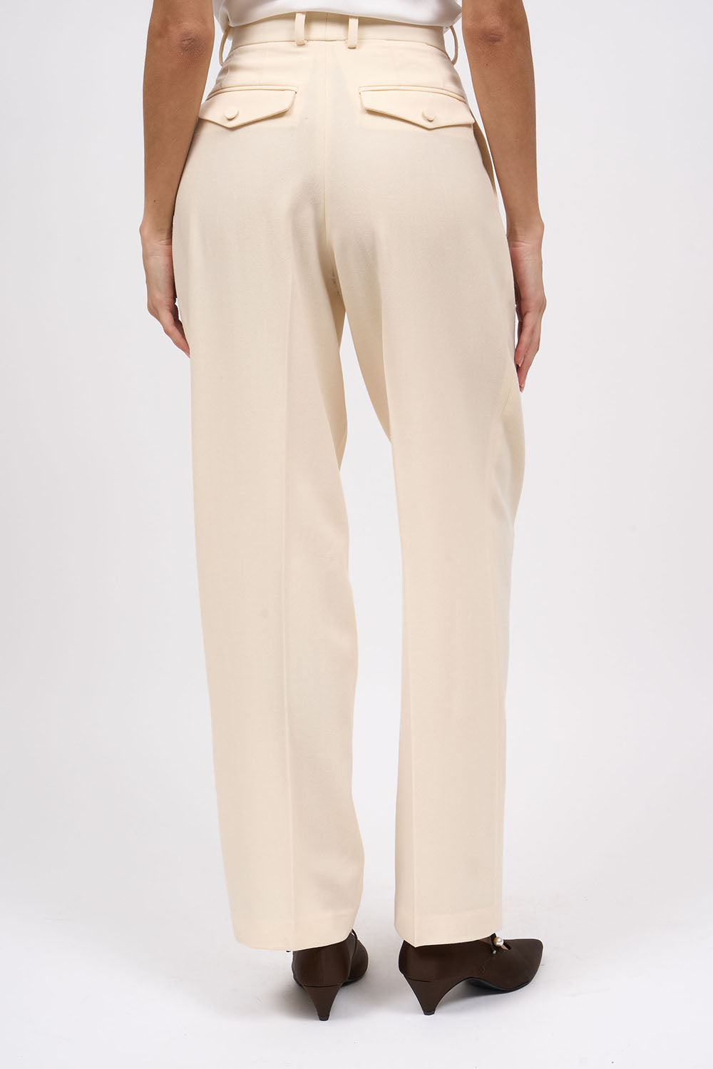 Paul & Joe Florin pantalon laine coupe droite