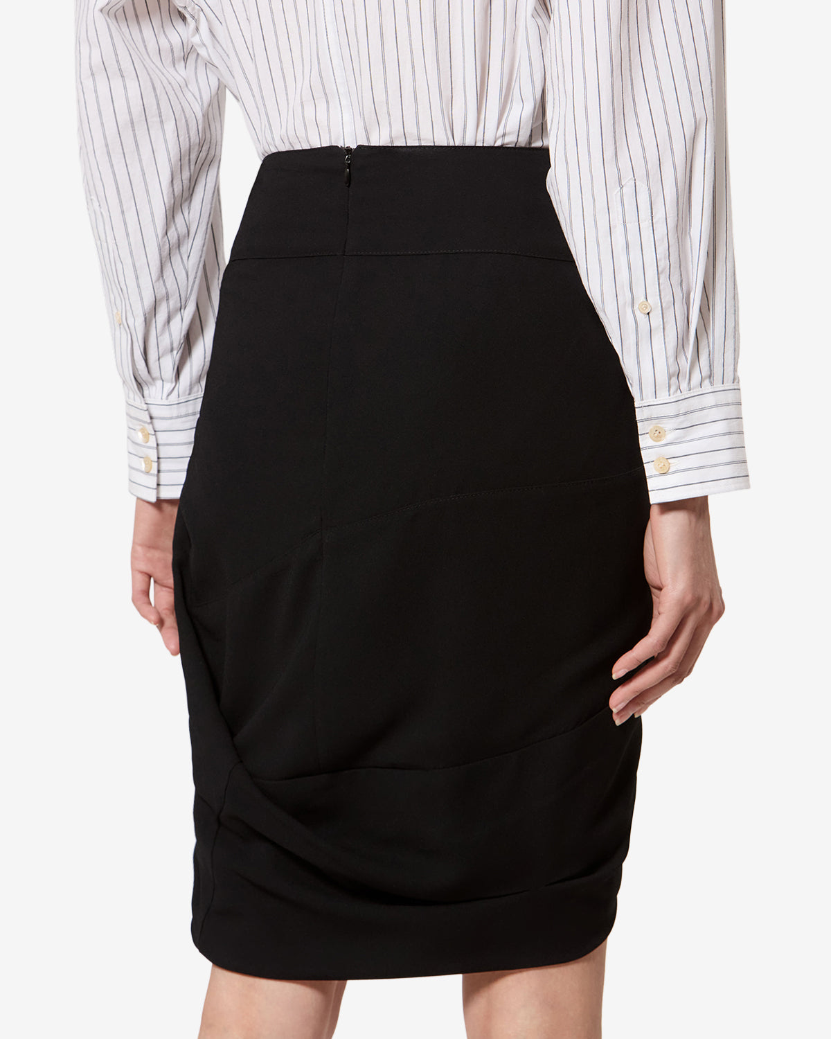 Isabel Marant Sabrina JU0509FA jupe noire drapée