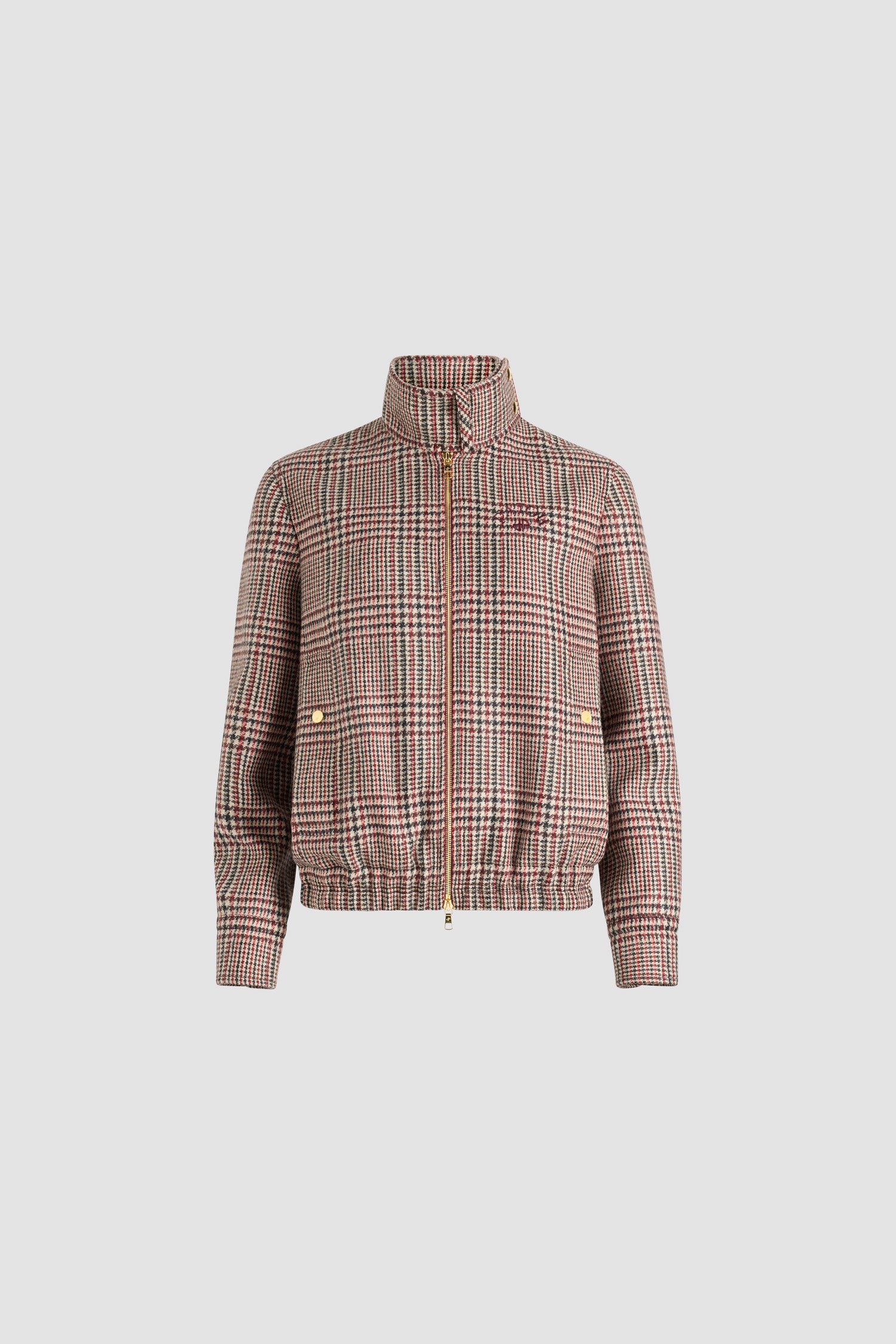 Patou Jackets bomber Prince de Galles laine 34-44