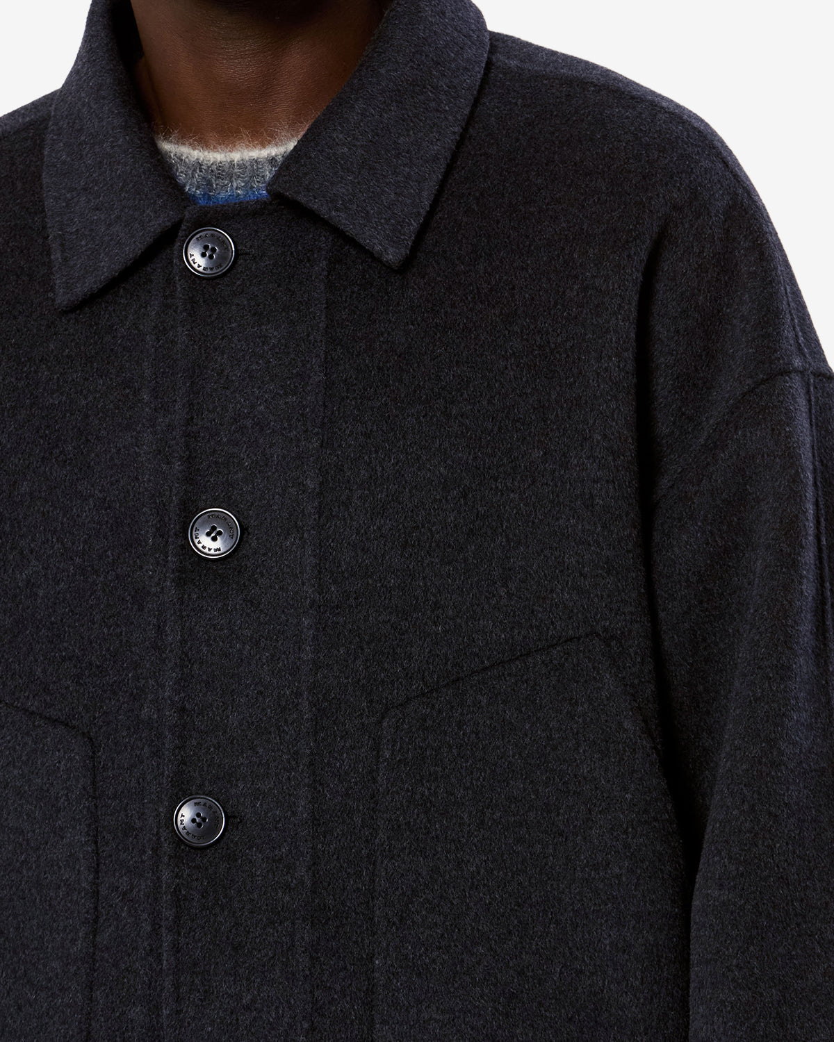 Isabel Marant Casper Veste Laine anthracite