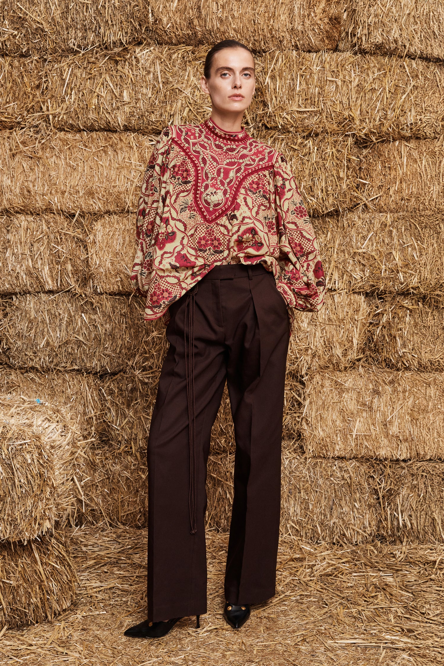 Alemaïs Kenny blouse viscose lin floral