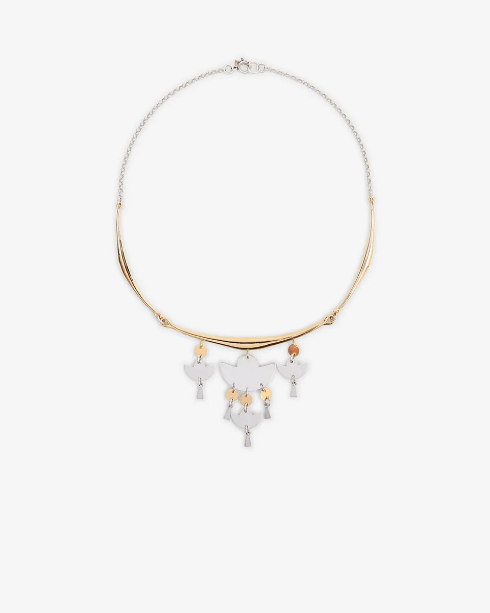 Isabel Marant Heija RC0091 Collier argenté-doré