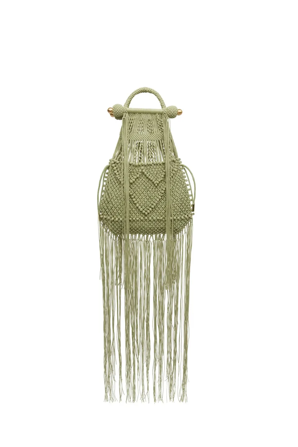 Alemäis Macrame sac coton franges anse