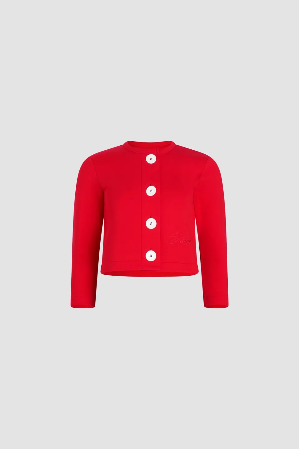 Patou JE1559995310R Gilet coton lipstick red