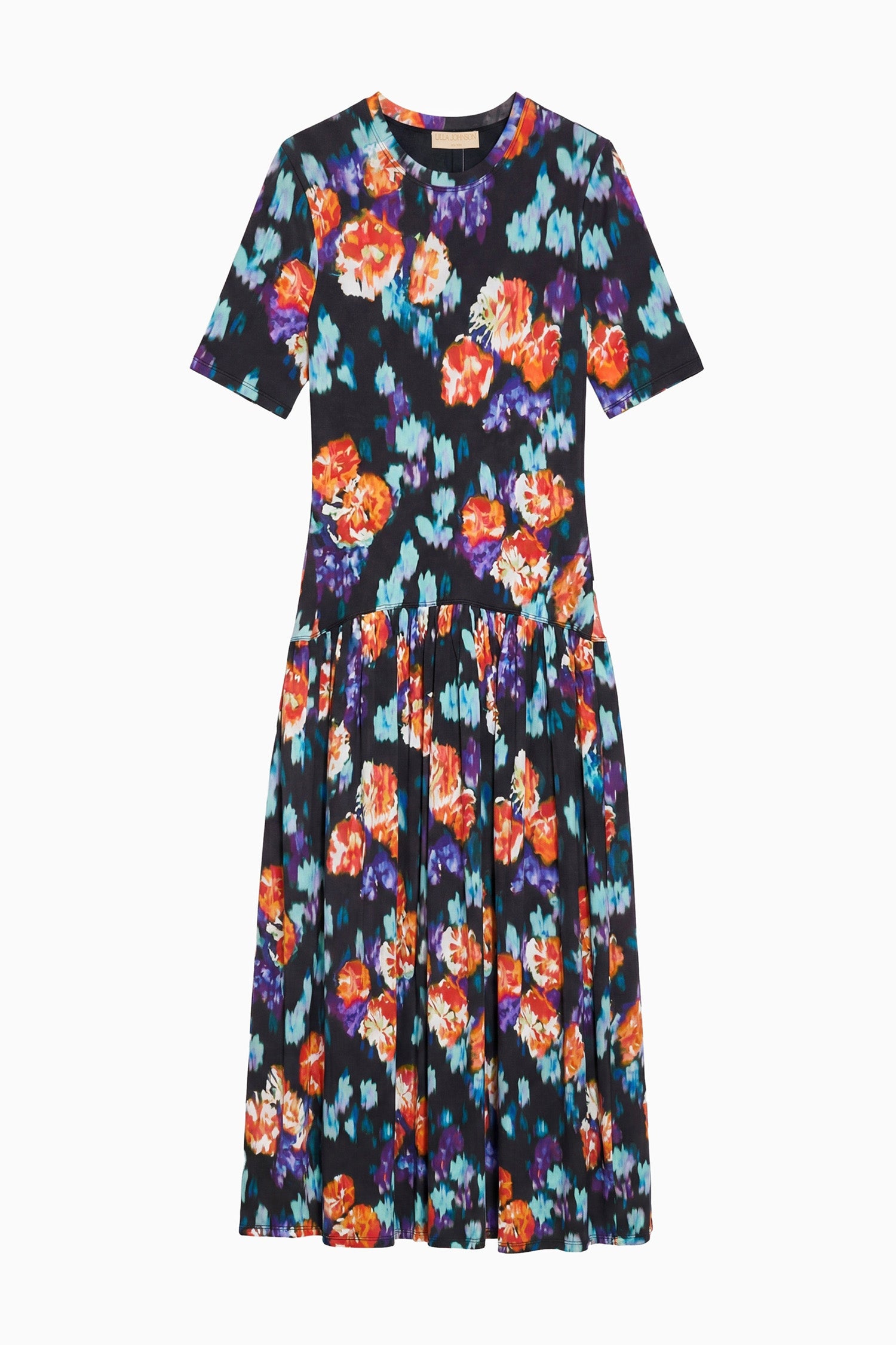 Ulla Johnson Sabine PF260804 robe jersey Nocturne fleurie