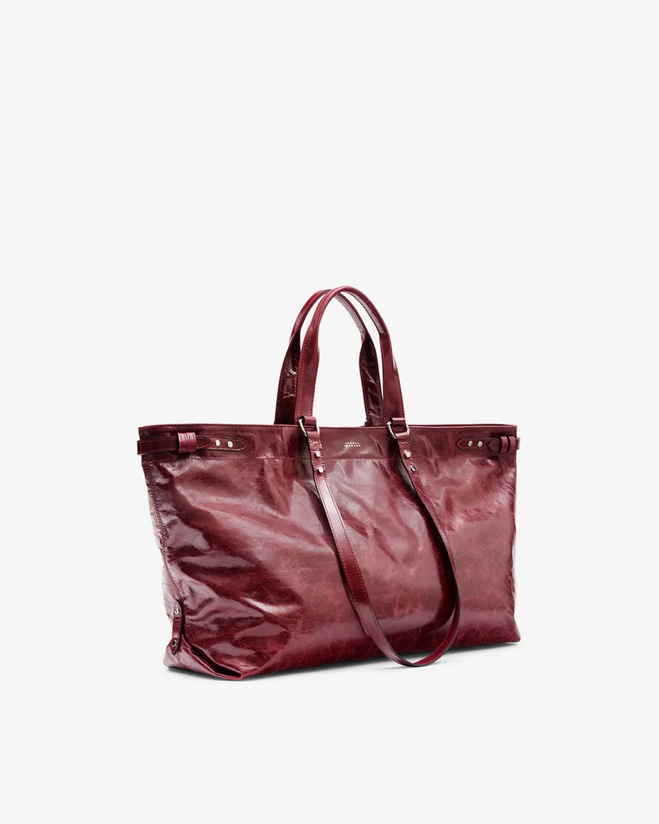 Isabel Marant Winna sac cabas cuir bordeaux 37,5 cm