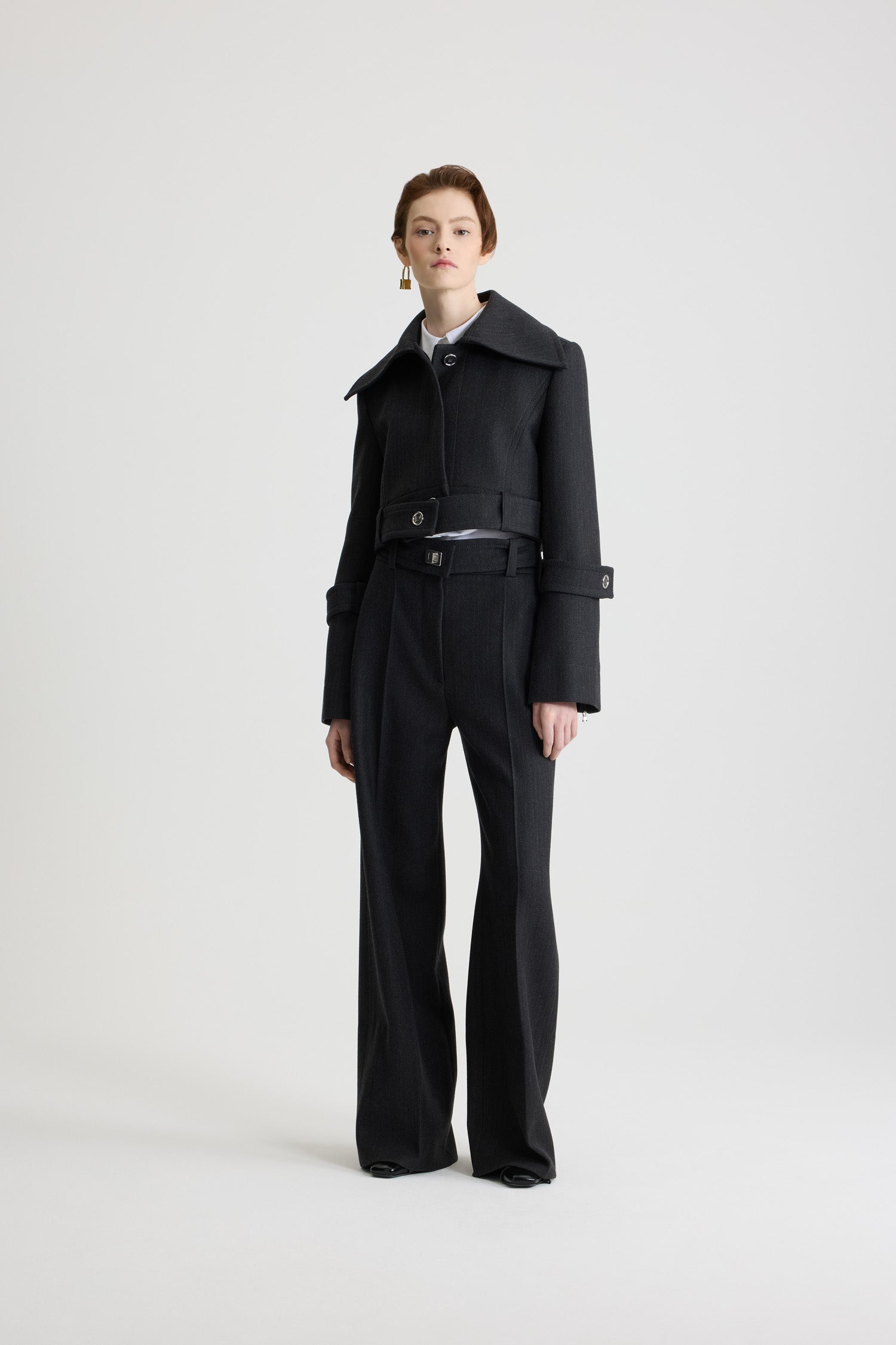 Patou Jackets H25JA0600240964G veste laine mercury 34-44