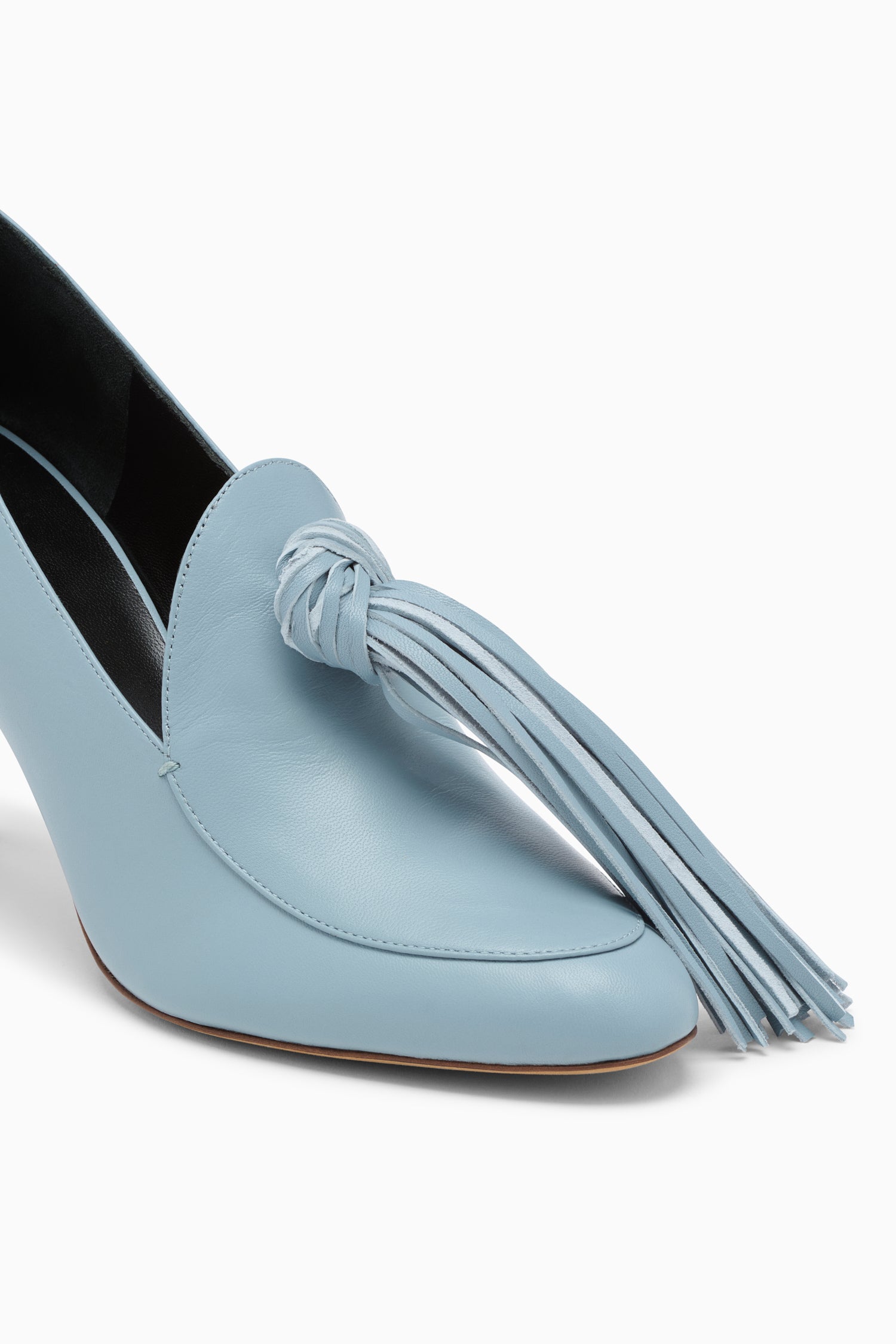 Ulla Johnson Agata Escarpins Cuir Arctic Talon 75mm