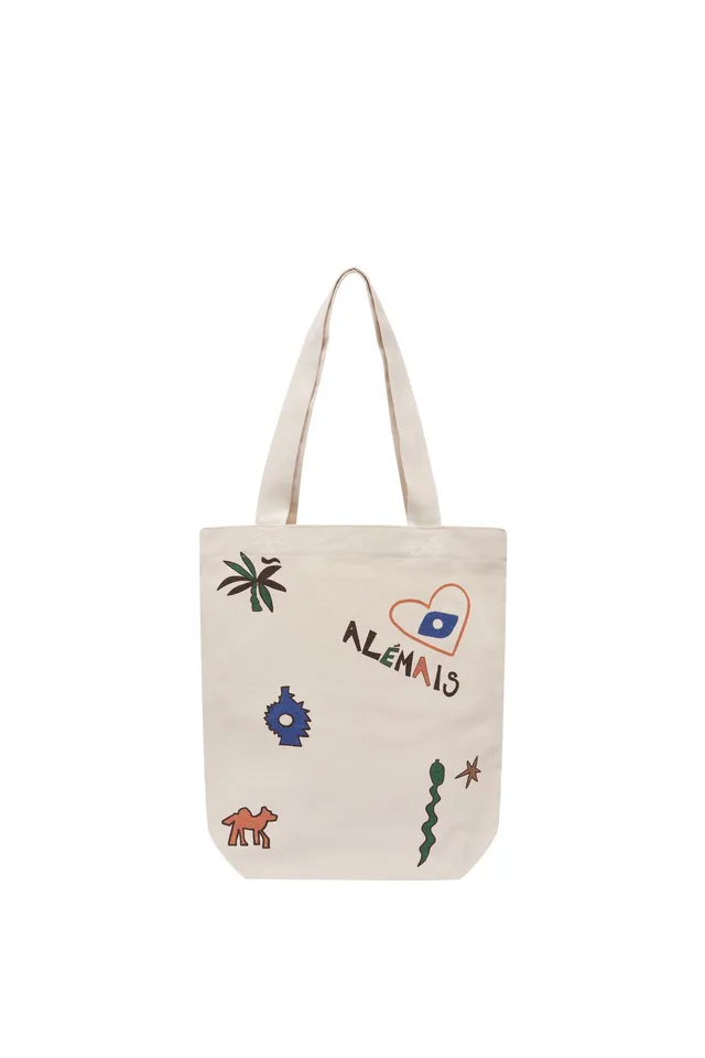Alemäis Maroc Library tote bag coton imprimé taille unique