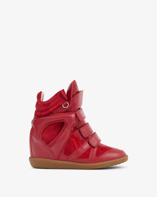 Isabel Marant Bekett Ring BK0104FA baskets rouge écarlate