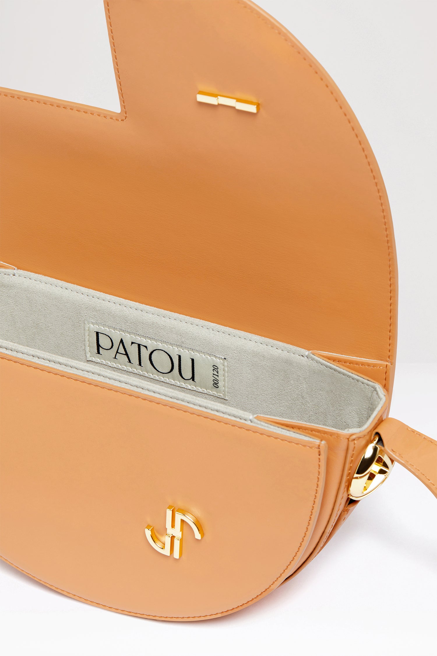 Patou Le Patou BA001 sac cuir biscuit main bandoulière